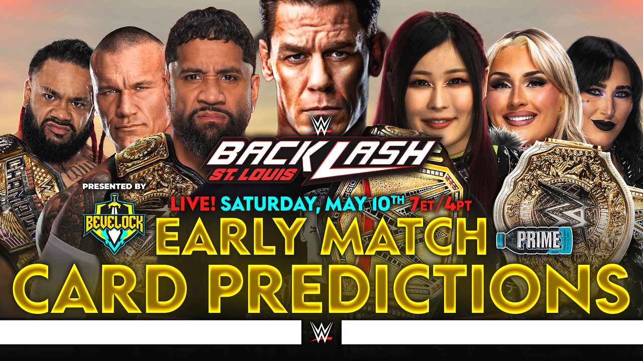 WWE Backlash 2025 - Early Card [v3] | Bevelock
