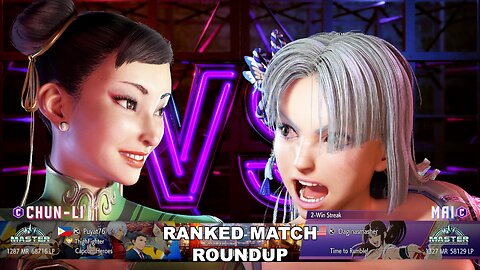 Kuya Kalbo SF6 Ranked Match Roundup. Chun Li Master Rank [Hori Fight Stick]