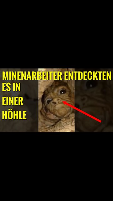 Bergbauleute filmten dieses Wesen tief in einem Untergrundtunnel