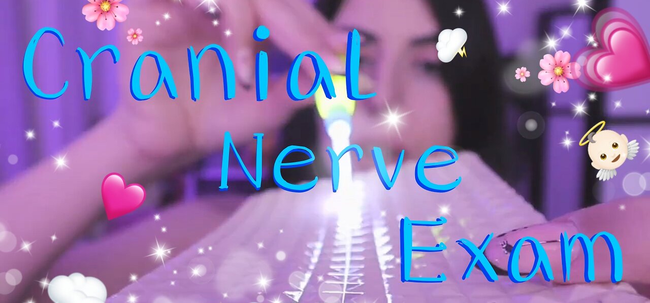 Cranial Nerve 🧑🏻⚕️ Exam ASMR 😴 | ASMR for Sleep 💤 | Cranial Nerve Exam with Light Triggers