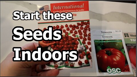 Start Garden Seeds Indoors Zone 6 Ontario & USA | Tomatoes Cabbage Pepper Onions Rosemary