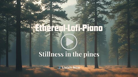 Stillness in the Pines – Lofi Piano with Calm Forest Energy