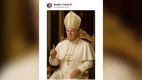 AI Photo of Trump as Pope Draws Backlash, Jokes