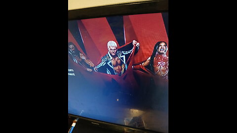 Chit chatting and watching WWE RAW!!