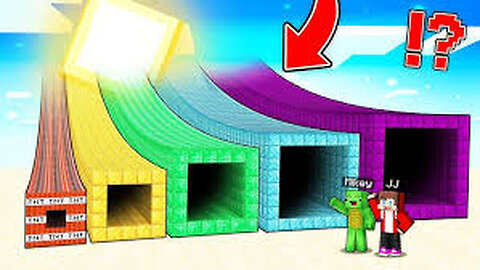JJ And Mikey CREATED LONGEST TUNNEL To The SUN in Minecraft