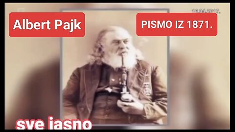 ALBERT PAJK - PISMO IZ 1871.
