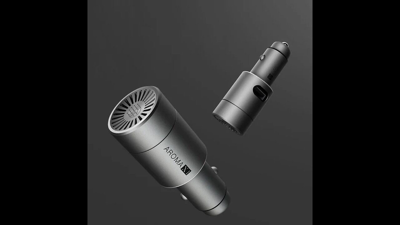 2-in-1 USB Car Charger & Air Aroma Diffuser, with 2A Output & White Light