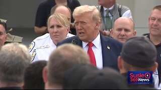 Pres. Trump Accompanies Police on Patrol of DC Streets