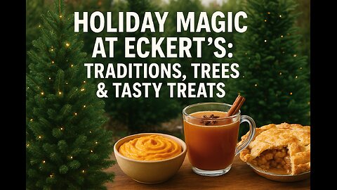 Cut Your Tree, Meet Santa & Make Wassail! Eckert’s Holiday Episode
