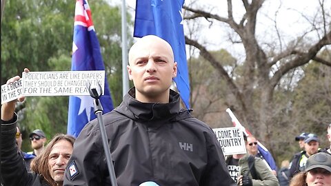 Adelaide Rallies in Support of the Nazis! "Let Him Speak!" August 31 2025