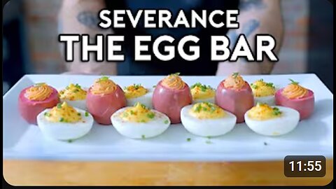 The Egg Bar from Severance 🍳✨ | Can It Really Be That Satisfying?! 🤔🔥