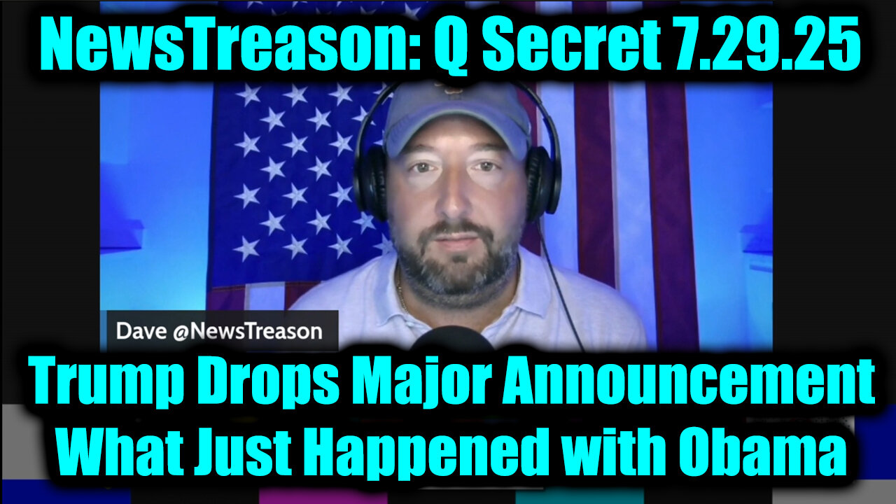 Q Secret. Obama Strike Force Future Proves Past. 7-28-25-AT-2PM-CST-05-EST #TRUTH