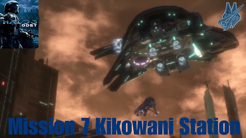 Halo 3 ODST Campaign Playthrough Mission 7 Kikowani Station Halo MCC