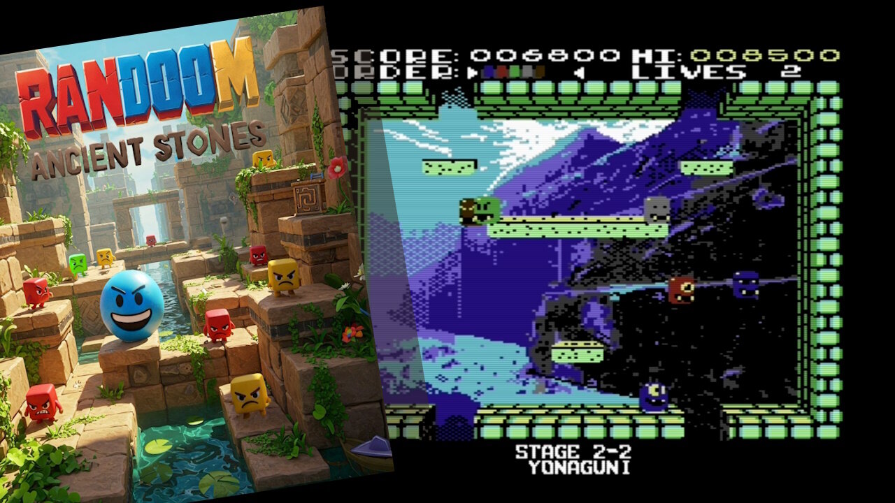 New C64 Game - Randoom: Ancient Stones (Dozznar - 2025)