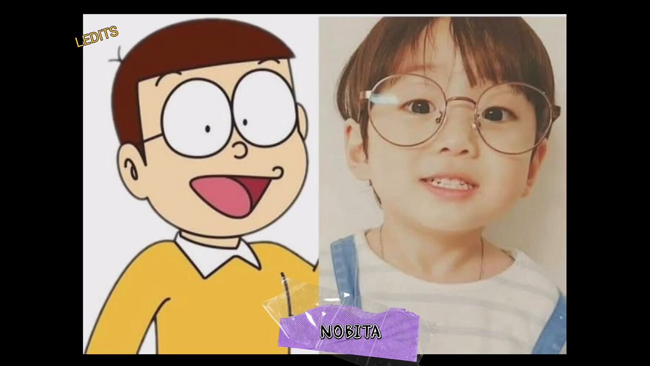 DORAEMON CARTOON CHARACTERS IN REAL LIFE