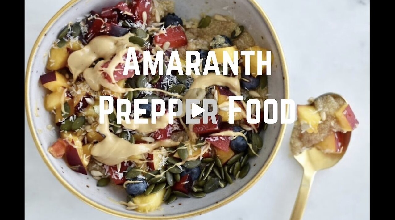 Prepper Food: Amaranth