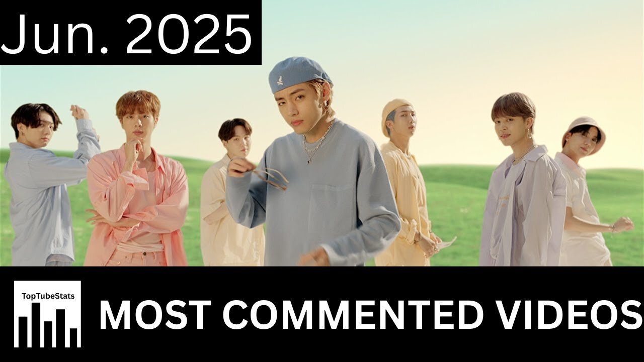 Top 25 Most Commented Videos (Jun. 2025)