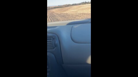 tim driving his van in the field #shorts