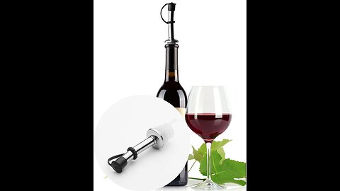 Stainless Steel Wine Olive Oil Liquor Bottle Pourers With Rubber Dust Caps