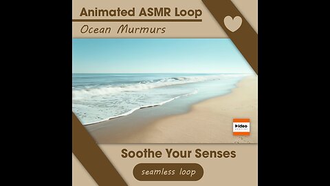 🌊Ocean Murmurs | ASMR | • Relaxing Calming Tingles Stress Relief Sleep Meditation Focus Visuals