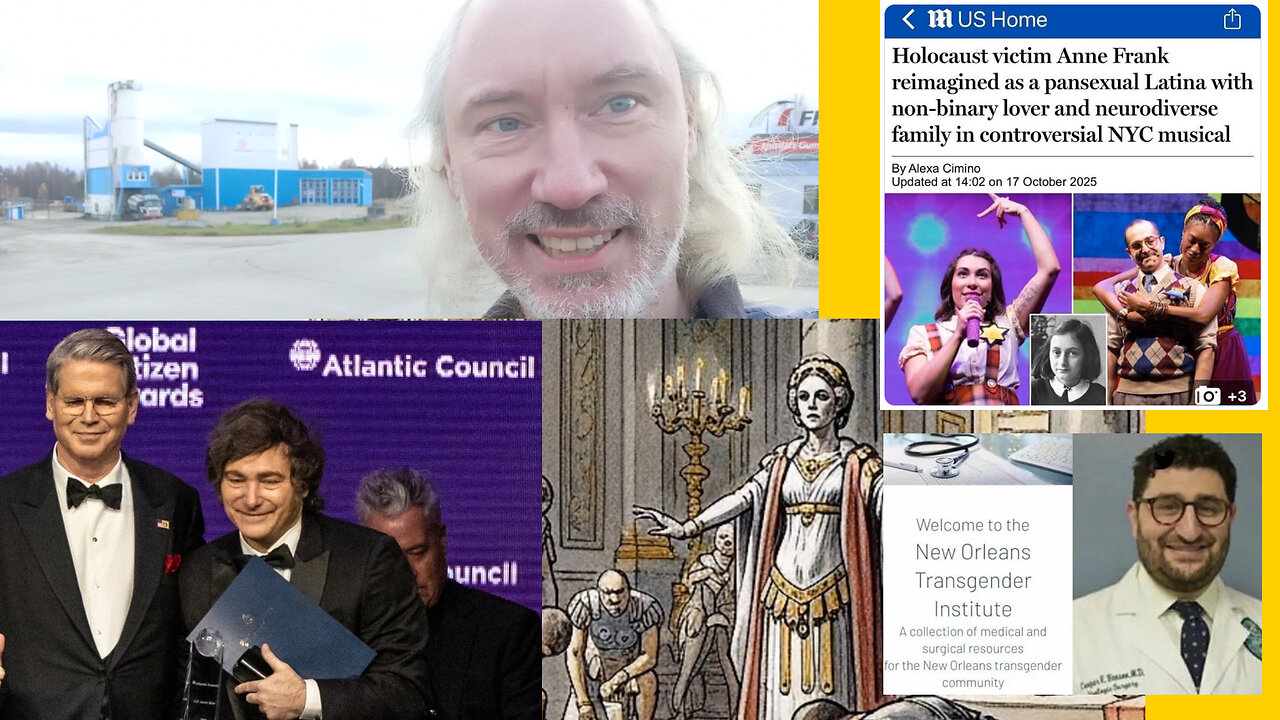 Utpressnings-idiotokrati-imperier. WW-II altmedia. WTC3-6 & van! Milei 41%. Tim Pool spred gasförtal