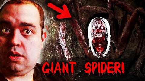(SCARY) EXPLORING AN ABANDONED MINE AND FINDING A GIANT SPIDER!.. | Jawbone Hollow Horror Game Demo