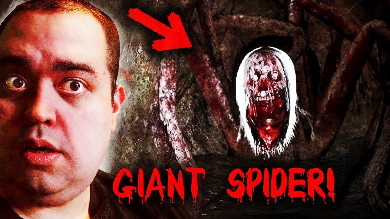 (SCARY) EXPLORING AN ABANDONED MINE AND FINDING A GIANT SPIDER!.. | Jawbone Hollow Horror Game Demo