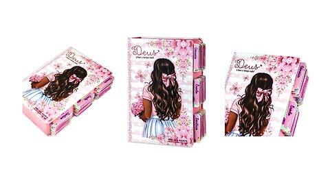 Bíblia Sagrada Evangélica Com Índice Abas Adesivas - Flores Aquarela