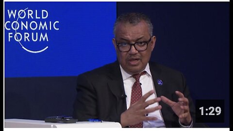"Tedros Adhanom Ghebreyesus, WHO Director General, Attends Davos WEF Annual Conference"
