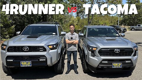 2025 4Runner vs 2025 Tacoma in TRD Sport. How similar are they?