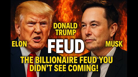 Donald Trump vs Elon Musk 🔥 The Billionaire Feud You Didn't See Coming!