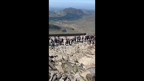 The Summit on Snowdonia in Wales