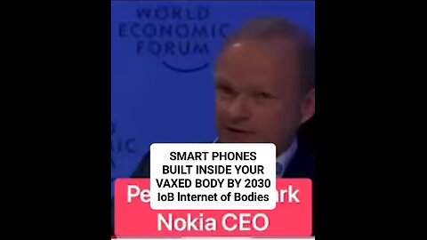 Nokia CEO Pekka Lundmark tells that Mobiles will be built inside Bodies by 2030 - Cyborgs IoB 😳💥😱