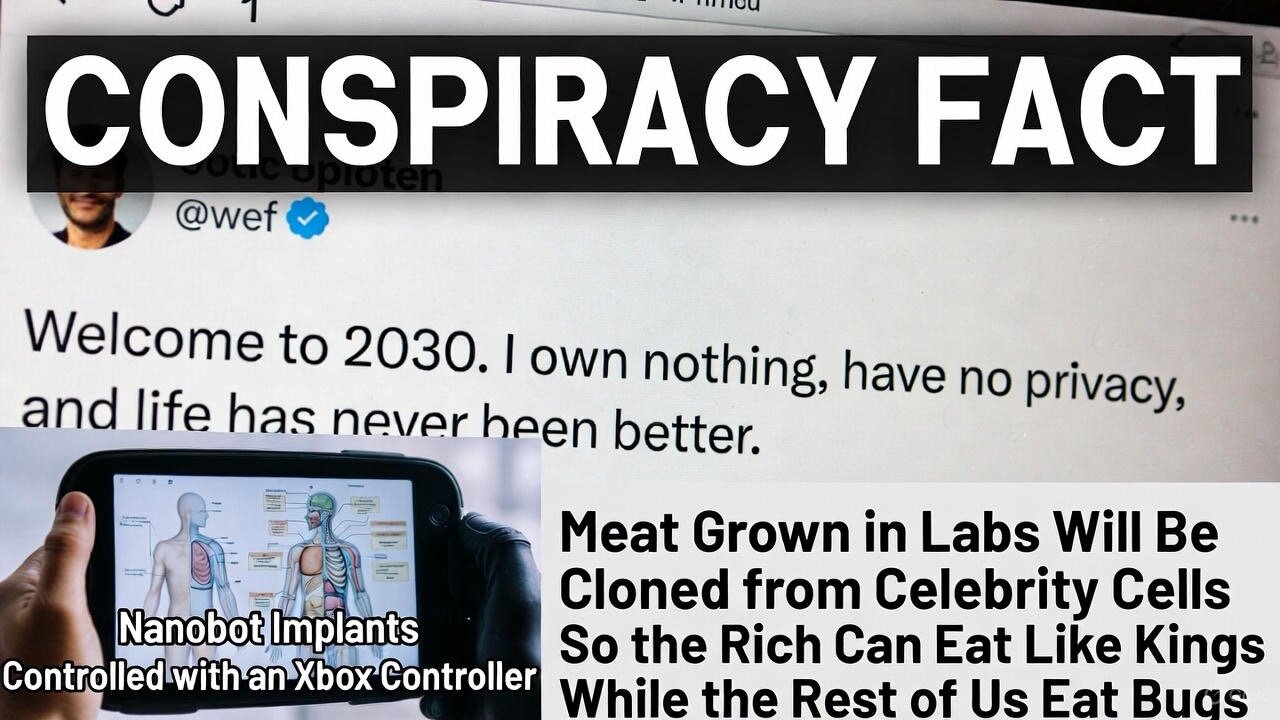 The Globalist 2030 Plan: "You'll Own Nothing" While They Control Your Food & Mind with Nanobots