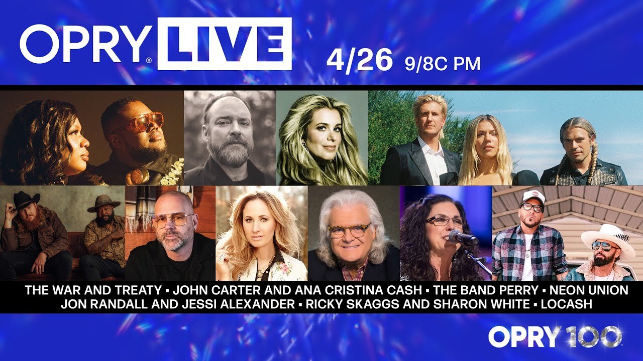 Opry Live - The War and Treaty, John Carter and Ana Cristina Cash, The Band Perry, Neon Union & More