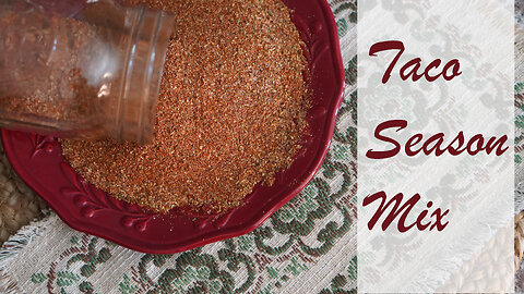 Homemade Taco Seasoning Mix