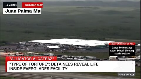 'it's a type of torture': Hear what it's like inside 'Alligator Alcatraz'