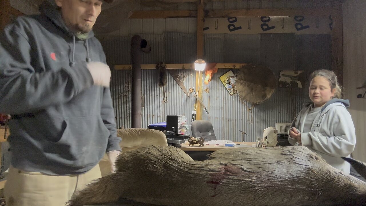 How to skin a deer