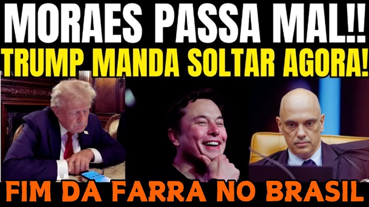 MORAES PASSA MAL, MÉDICOS CHAMADOS AS PRESSAS NO STF, TRUMP MANDA SOLTAR AGORA!!
