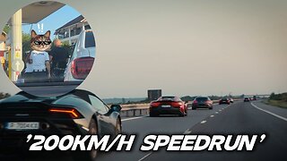 Andrew Tate FLOORS Romanian Highway with SUPERCARS (CAUGHT BY COPS)