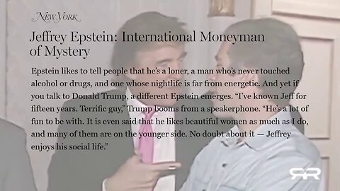 The Final Act of Jeffrey Epstein