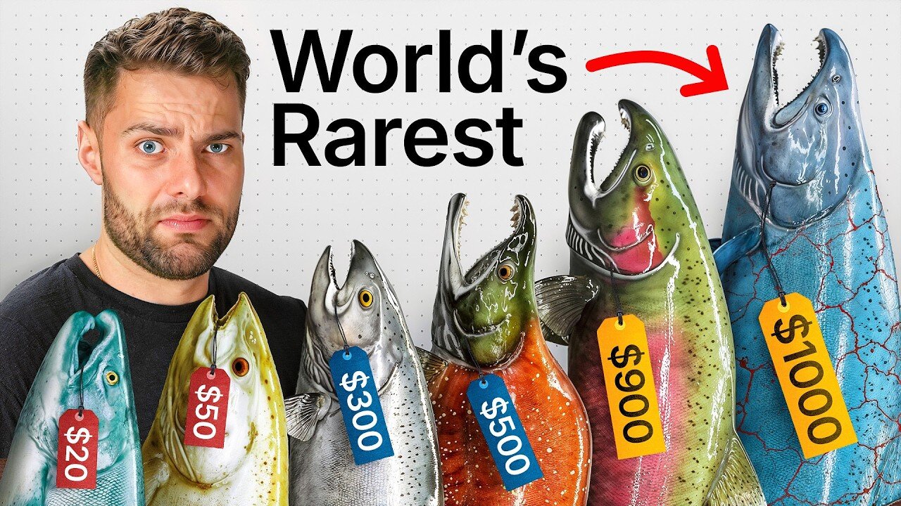 I Cooked Every EXOTIC Salmon FOR LOW to EXPENSE FISHIN