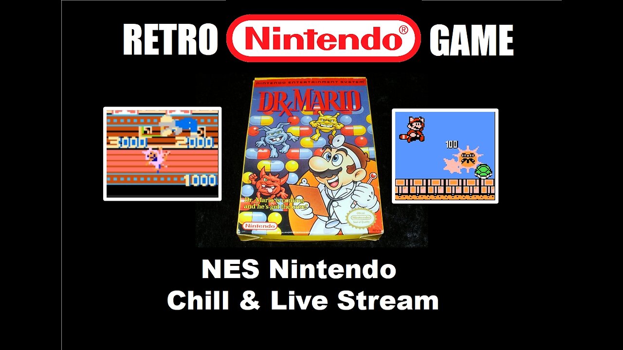 BrightGaming plays Retro NES Nintendo Games: Chill & Live Streaming Test