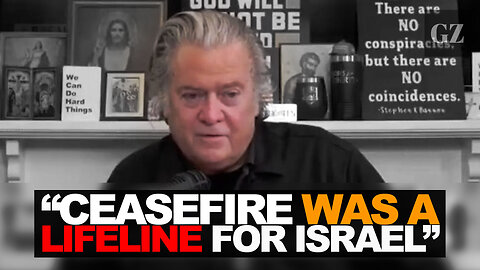 Steve Bannon: Trump's ceasefire saved Israel