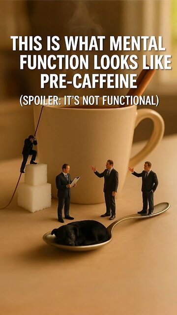 🧠☕️ This Is What Mental Function Looks Like Pre-Caffeine (Spoiler: It’s Not Functional)