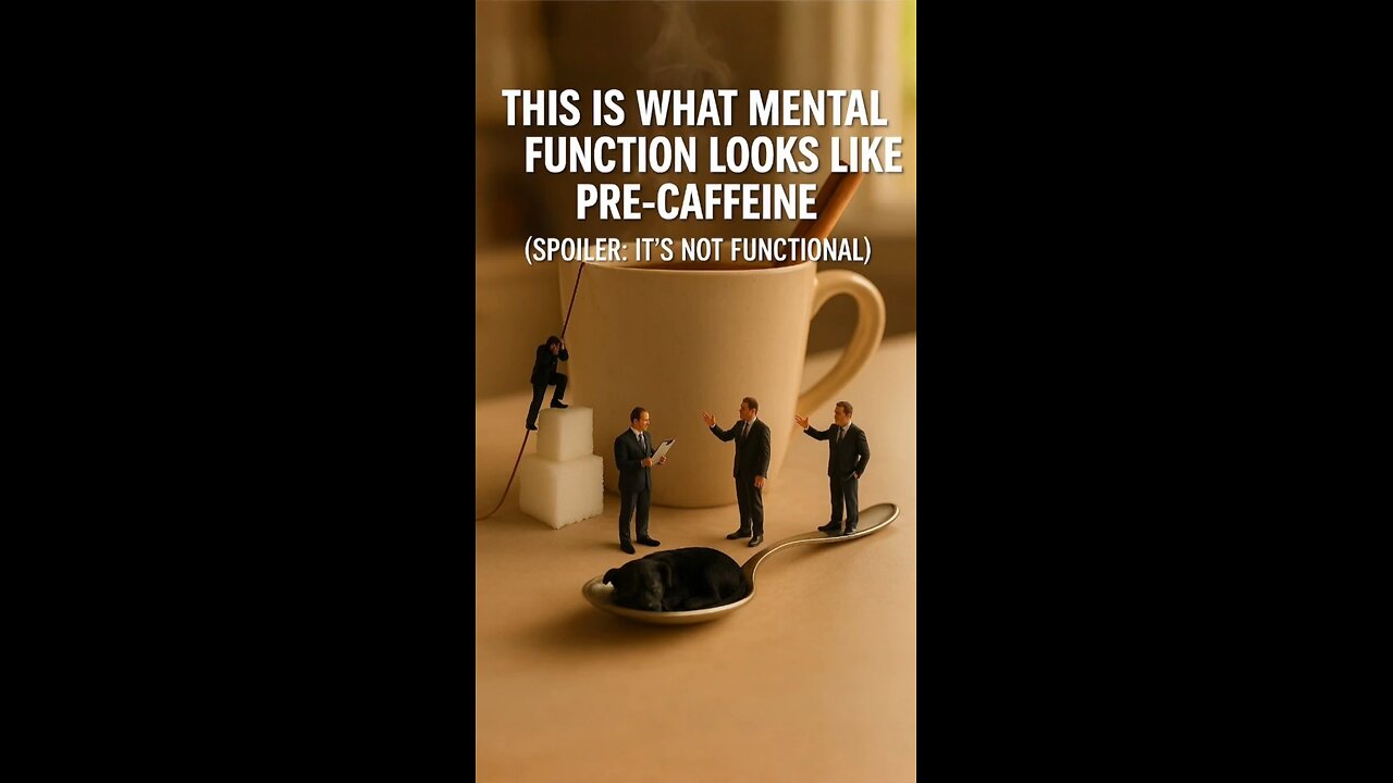 🧠☕️ This Is What Mental Function Looks Like Pre-Caffeine (Spoiler: It’s Not Functional)