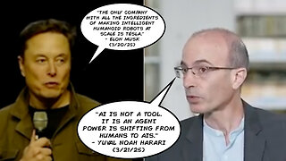 AI | “AI Is Not a Tool. It Is An Agent. Power Is Shifting from Humans to AIs.” - Yuval Noah Harari (3/21/25) + “The Only Company With All the Ingredients of Making Intelligent Humanoid Robots At Scale Is Tesla.” - Elon Musk (3/20/25)