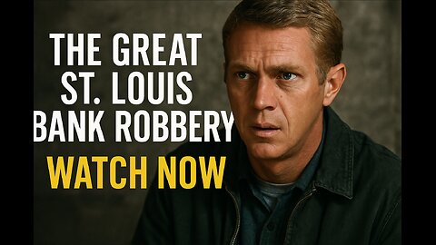 Steve McQueen in The Great St. Louis Bank Robbery (1959) | Full Movie | Crime Classic