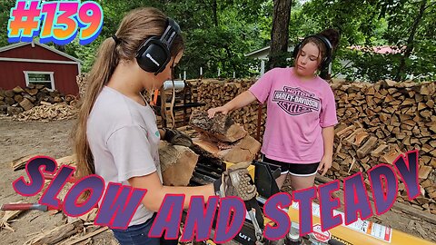 Using A Box Store Wood Splitter to Process Firewood‼️
