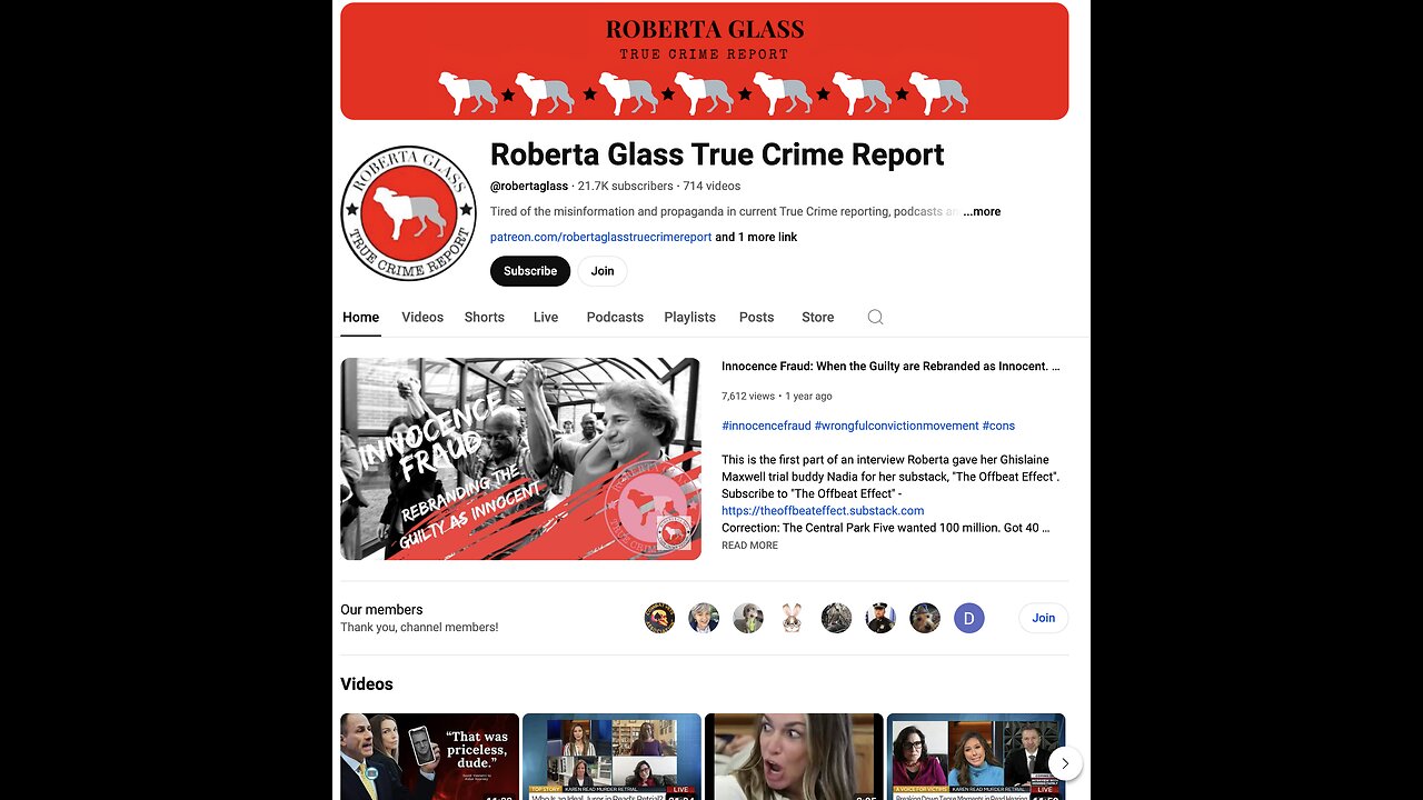 The Giuffre v. Prince William Civil Suit with Roberta Glass of the True Crime Report. (2021)